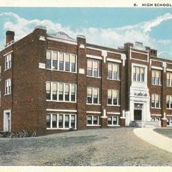 Postcard, Lowell Schools
