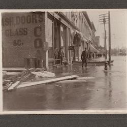 Photograph, Main St, 1913 Flood